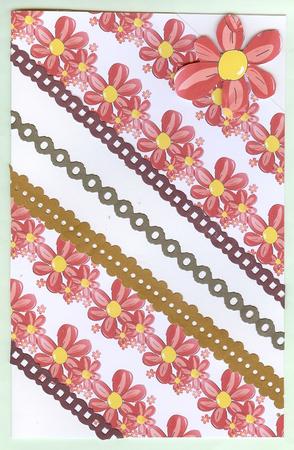 Reddidy Red Funky Flower Paper by Christine Dixon
