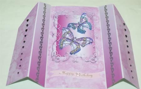Theatre Fold Card Base 7 by Christine Dixon
