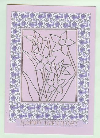 Lilac Sushi Backing Paper by Christine Dixon