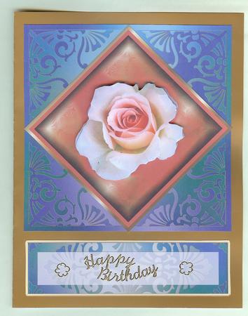 Etched Glass Card Front & Text Plate - Pattern Set D (5) by Christine Dixon