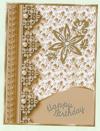 Blank Card Topper - Style 6 - 6 by Christine Dixon