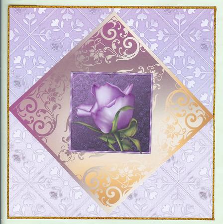 Delicate Embossed Silk Lattice Papers - Lavender Dreams by Christine Dixon