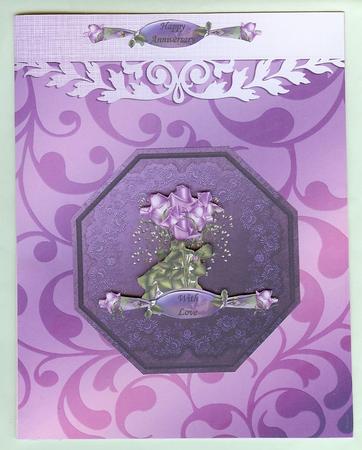 Layered Embossed Metallic Swirl Backgrounds by Christine Dixon