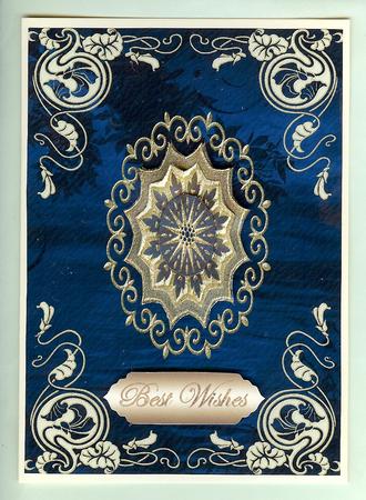 Pure Luxury Card Fronts with Centre Mat by Christine Dixon