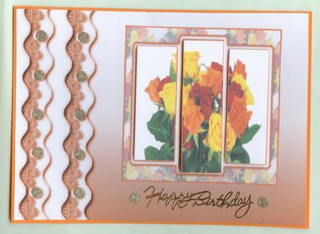 Pearls & Lace Backing Paper in Caramel by Christine Dixon