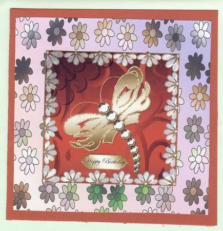12 A4 Funky Floral Backing Papers by Christine Dixon