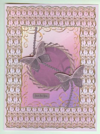 Metalic Butterflies in Coffee by Christine Dixon
