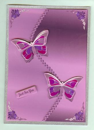 Metalic Butterfly Magic by Christine Dixon