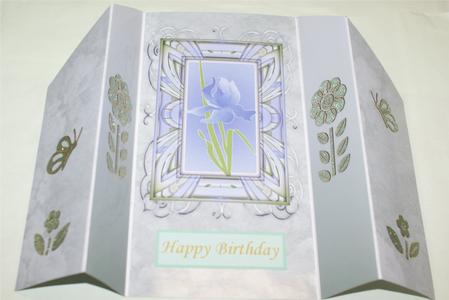 Iris Cut and Fold by Christine Dixon