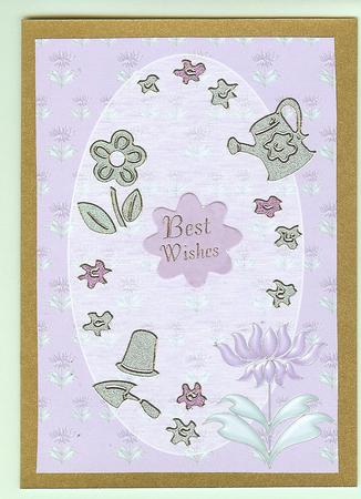 A4 Floral Insert by Christine Dixon