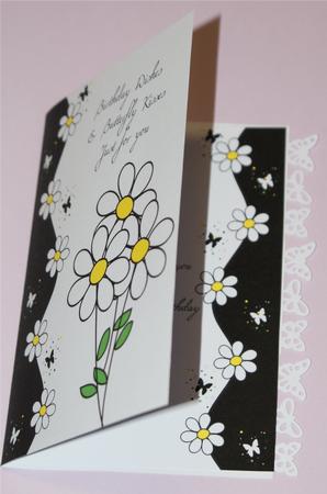 Daisy & Butterfly Wishes Insert by Christine Dixon