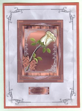 Framed Backing Paper 1 by Christine Dixon