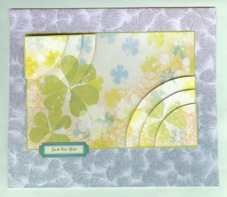 Magical Clover 2 Corner Stacker by Christine Dixon