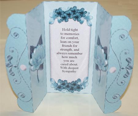 With Sympathy Card by Christine Dixon