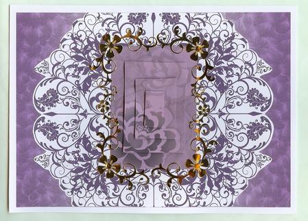 Cicle of Fantasy Back Ground Also Loverly on Vellum by Christine Dixon