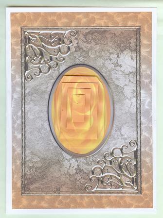 Earthy Shades Beautiful Rose Backing Papers by Christine Dixon