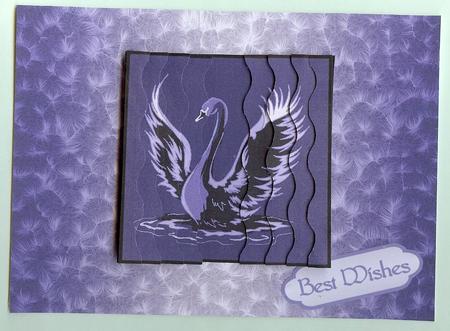 Shaded Backgrounds - Frosty Fingers - Denim Blue by Christine Dixon