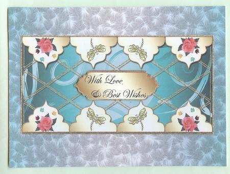 Shaded Backgrounds - Frosty Fingers - Mint Julep by Christine Dixon