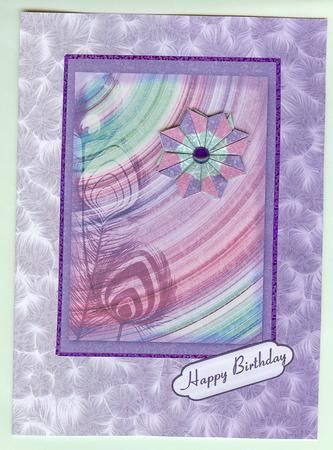 Shaded Backgrounds - Frosty Fingers - Lavender Mist by Christine Dixon