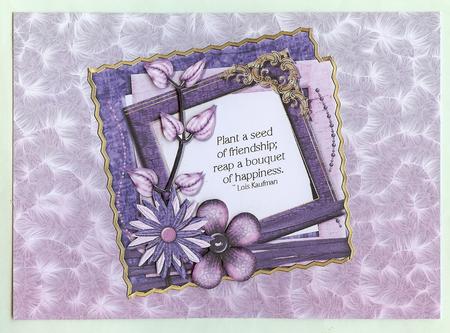 Shaded Backgrounds - Frosty Fingers - Baby Pink by Christine Dixon