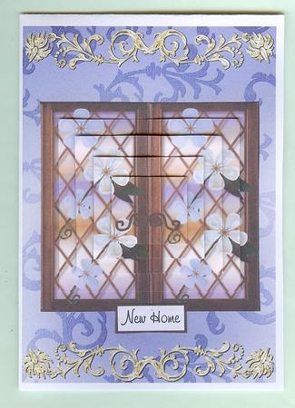 Floral Window Pyramid by Christine Dixon
