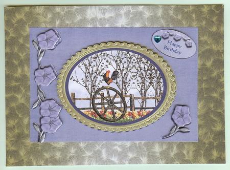 A Cockerel Crows by Christine Dixon