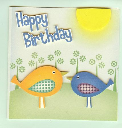 Funky Birds Decoupage Card Kit Featured Gallery Photo