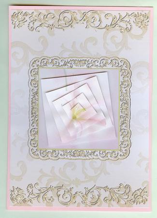 Gilding and Swirls in Beige by Christine Dixon