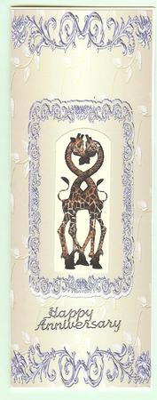 Silverleaf Card Front - Ivory Cream by Christine Dixon