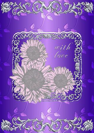 Silverleaf Card Front - Purple by Christine Dixon