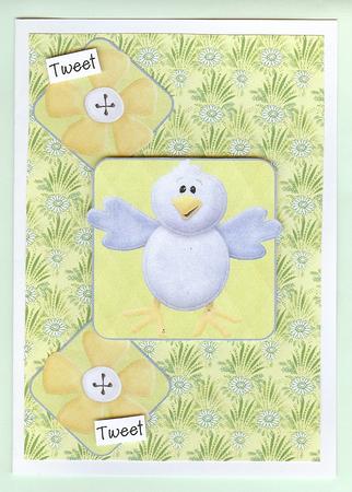 Gentle Flower Springtime Backing by Christine Dixon