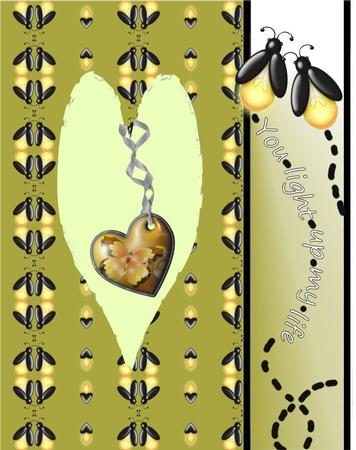 Light Up My Life Border Sheet by Christine Dixon