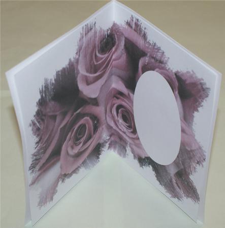 Roses Feathered Edge Vellum - Dusky Pink by Christine Dixon