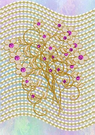 String of Beads - Lights by Christine Dixon