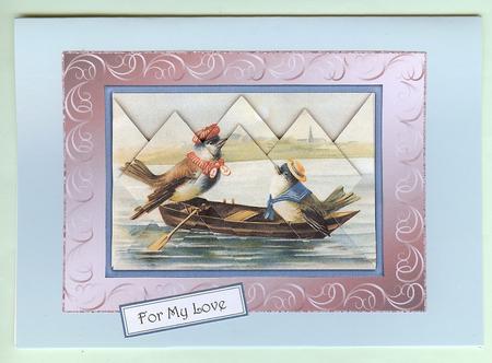 Beyond the Pier - Diamond Stacker Card by Christine Dixon