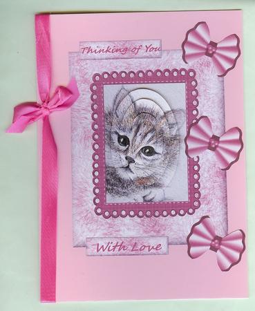 Ready to Pounce and Tabby Kitten. Original Art by Christine Dixon