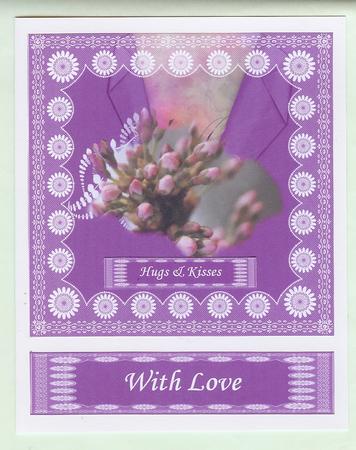 Floral Square Lace Frame Digital Embellishment by Christine Dixon