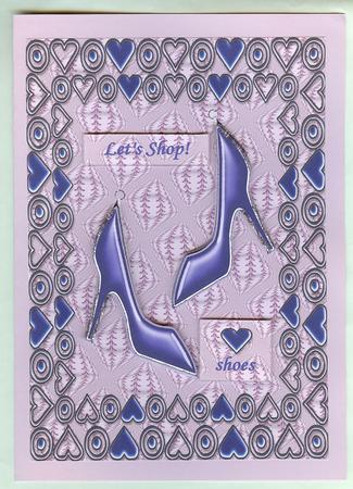 8 x Metallic Heart Frames by Christine Dixon