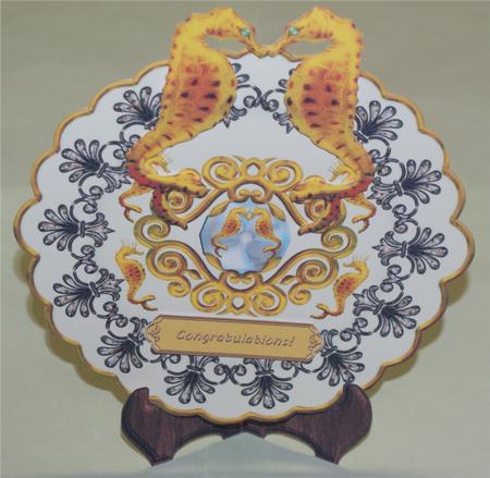 Scalloped Plates in Gold and Silver by Christine Dixon