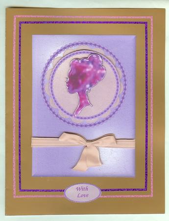 Precious Gem Lady Sillouette by Christine Dixon