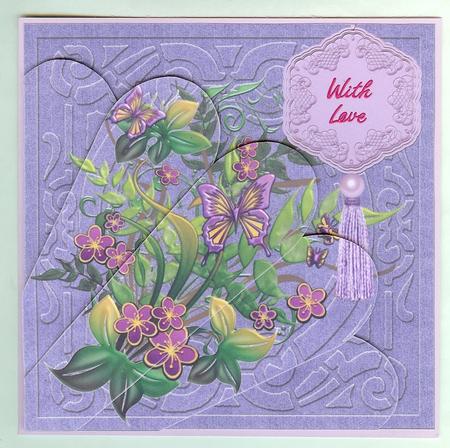 Traditional Design Embossed Square Panel Mats by Christine Dixon