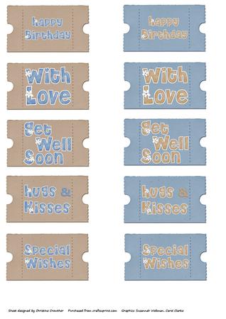 Denim N Daisies Felties Uppercase Alpha Digital Embellishmen by Christine Dixon