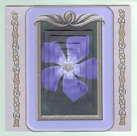 Glass and Gold Rectangular Frames - Set 2 by Christine Dixon