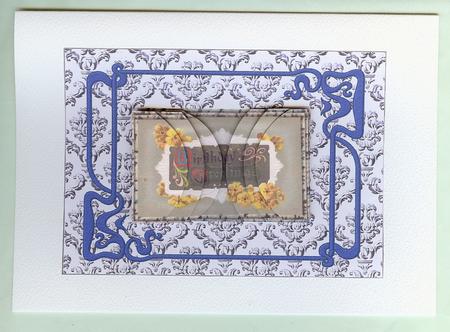 Damask in Silver by Christine Dixon