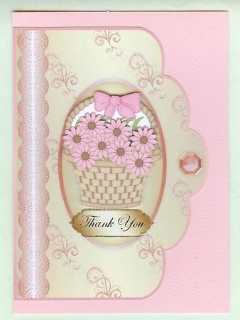 Swirls and Curls Scallop Edge Card Bases - Coffee and Peach by Christine Dixon