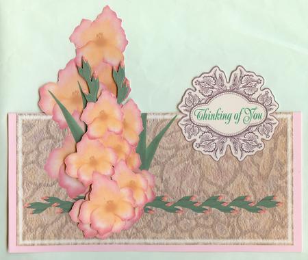 Vintage Flora Panel Mats/tags Set-02 by Christine Dixon