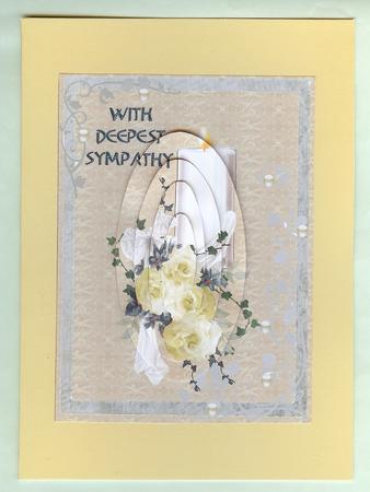4 Green Floral Frames by Christine Dixon