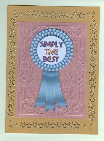 Blank Rosettes - Add Your Own Text by Christine Dixon