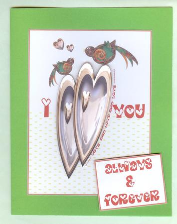 7 Glass Hearts Digital Embellishments Png by Christine Dixon