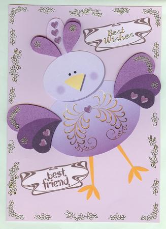 Chickie Flip-up Card by Christine Dixon